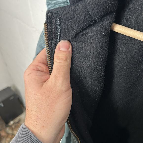 Vintage Polar King Key Canvas Quilted Hooded Jacket “Green” - Picture 9 of 9